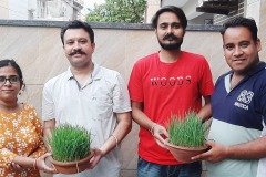 Campaign to provide free wheatgrass juice every Sunday July 2019