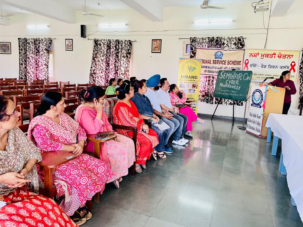 33rd Cyber Security Seminar at Mata Sahib kaur Khalsa Girls college of Education.